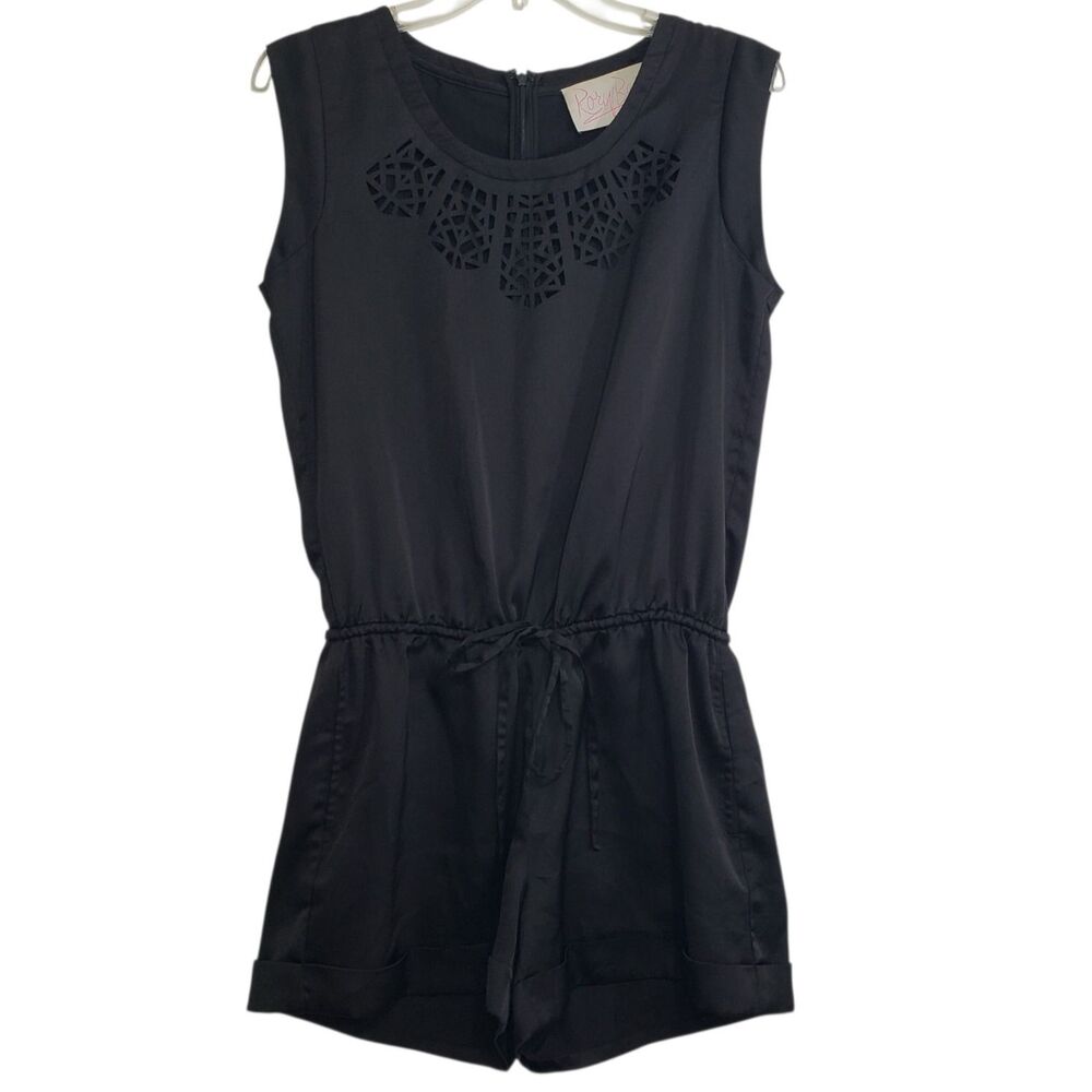 Rory Beca Forever 21 Women's Sleepwear Black Romper, Size Small